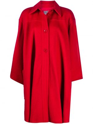 Płaszcz wełniany Gianfranco Ferré Pre-owned czerwony