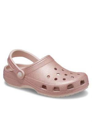 Ниски обувки от розово злато Crocs