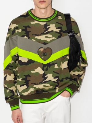 Sweatshirt mit print mit camouflage-print Dolce & Gabbana grün