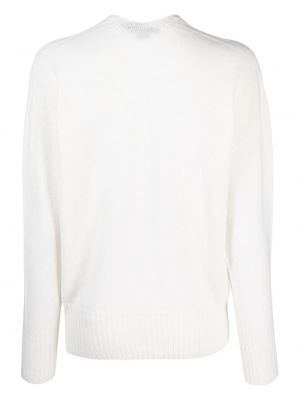 Sweter z dekoltem w serek Seventy biały