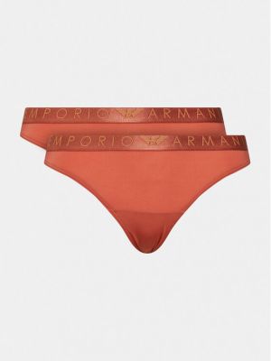 Pantaloni culotte Emporio Armani Underwear marrone