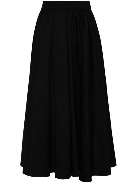 Midi sukňa Patou čierna