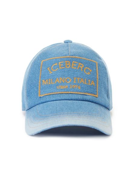 Niebieska czapka z daszkiem Iceberg