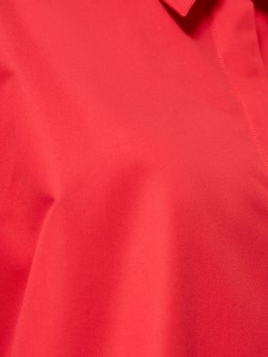 Chemise en coton Valentino rouge
