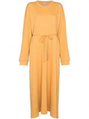 Sukienka długa Baserange, żółty