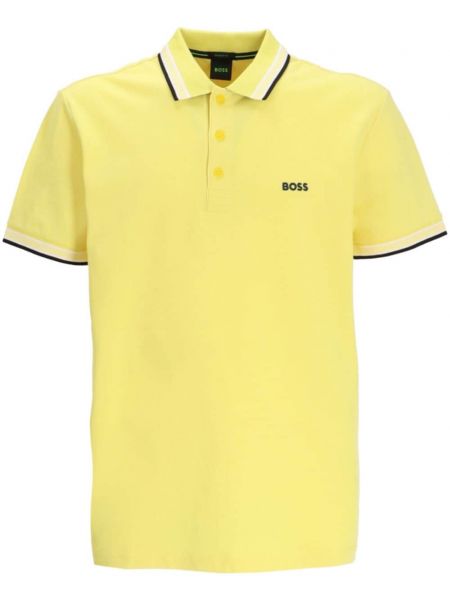 Polo en coton Boss jaune