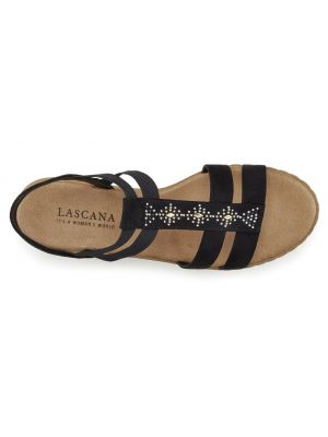 Sandales Lascana melns