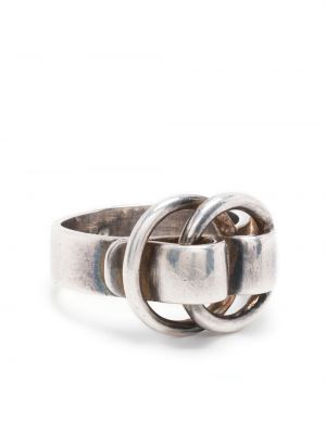 Gyűrű Hermès ezüstszínű