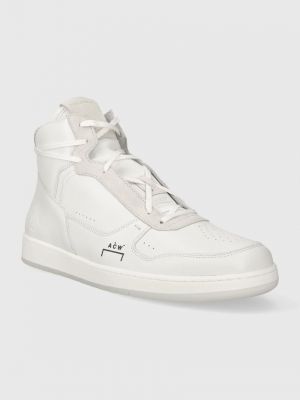 Sneakersy skórzane A-cold-wall* białe