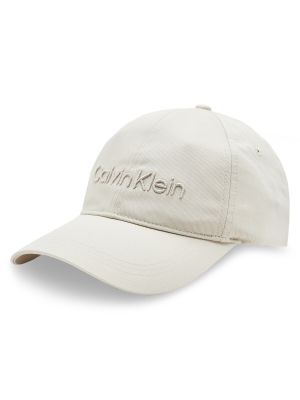 Καπέλο με κέντημα Calvin Klein γκρι