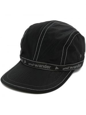 Jacquard cap And Wander svart