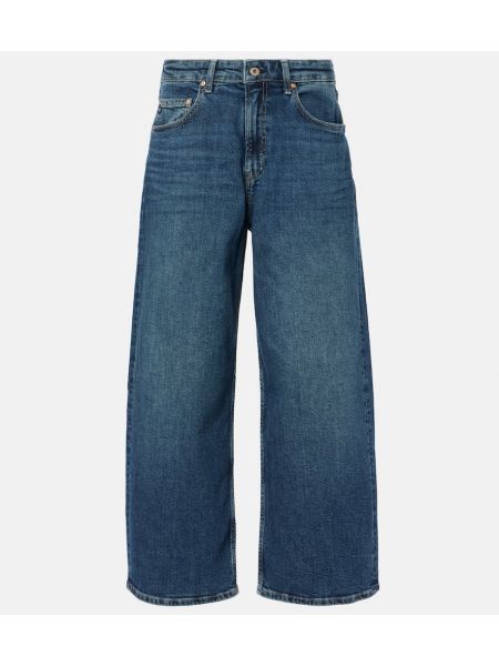 Yüksek belli jean pantolon Ag Jeans mavi