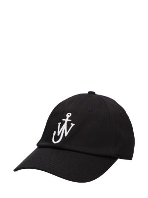 Памучна шапка с козирки Jw Anderson