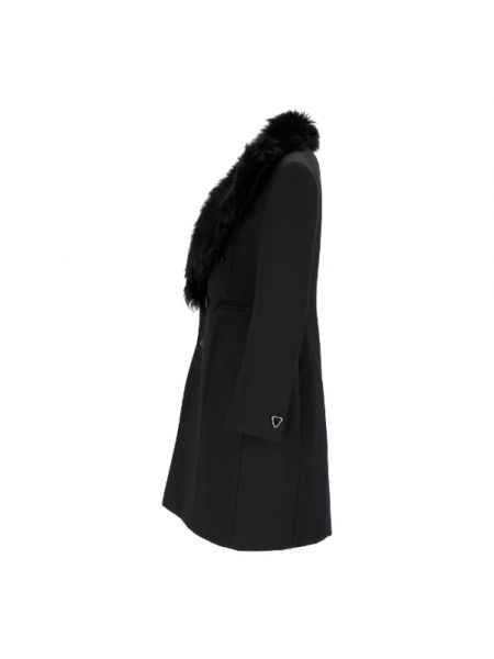 Abrigo de lana Bottega Veneta Vintage negro