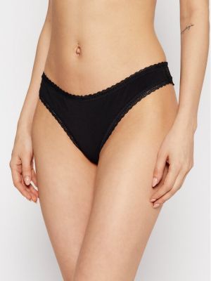 Stella McCartney Kalhotky string Polly Prancing S6L310910.00112 Černá