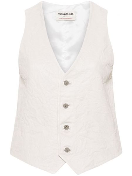 Nahast vest Zadig&voltaire valge