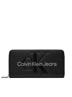 Cartera con cremallera Calvin Klein Jeans negro