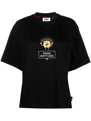 T-shirt con stampa Gcds nero