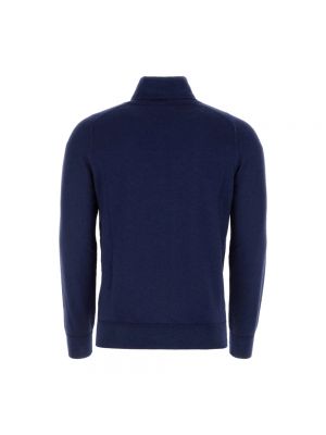 Jersey cuello alto de lana de tela jersey Etro azul