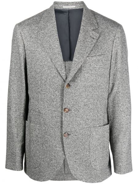 Kashmir ull lang blazer Brunello Cucinelli svart