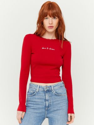 Marškinėliai Tally Weijl raudona