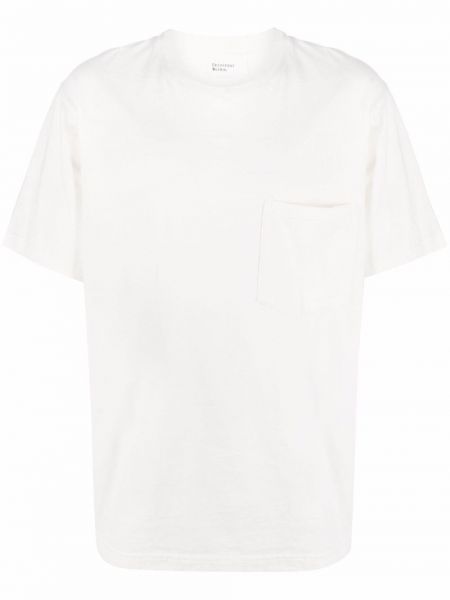 Camiseta con bolsillos Universal Works blanco