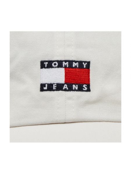 Gorra con bordado Tommy Jeans blanco