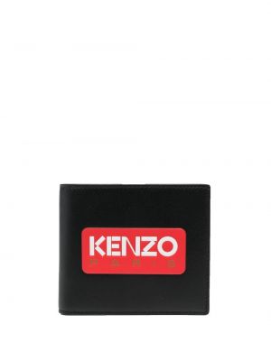 Kožená peněženka Kenzo černá