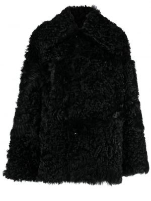 Kabát na gombíky Ami Paris čierna