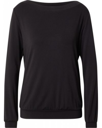 Majica z dolgimi rokavi Curare Yogawear črna