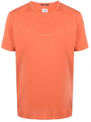 Tričko s potlačou C.p. Company oranžová