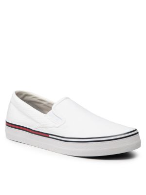 Slip-on ниски обувки Tommy Jeans бяло