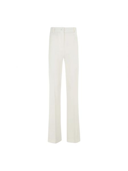 Szerokie spodnie eleganckie Hebe Studio białe