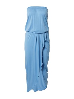Midi šaty Urban Classics modrá