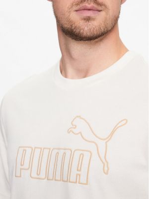 Priliehavé tričko Puma béžová
