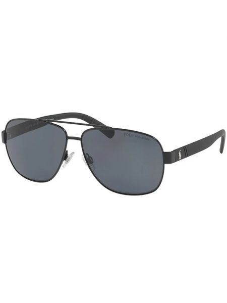 Czarne okulary przeciwsłoneczne Ralph Lauren