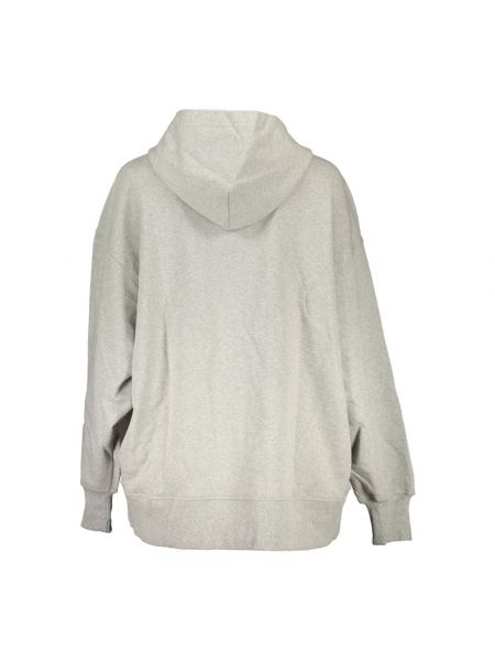 Sudadera con capucha de algodón Calvin Klein gris