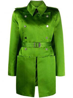 Hedvábný kabát Tom Ford zelený