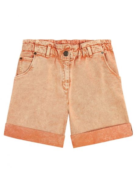 Denimshorts for piger Bonpoint orange