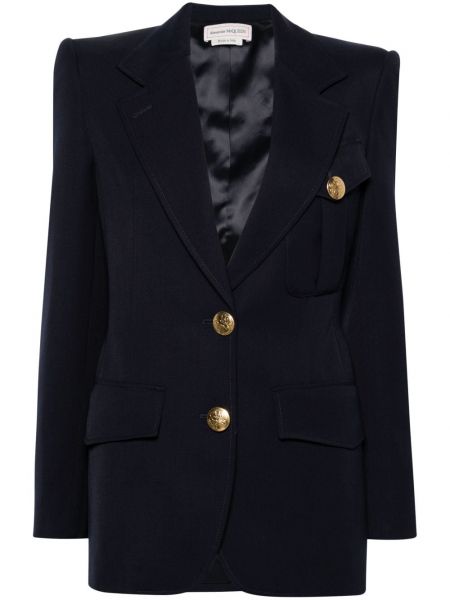 Blazer Alexander Mcqueen blå