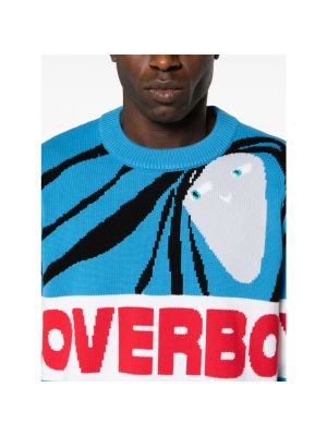 Jersey de algodón de tela jersey Loverboy By Charles Jeffrey azul