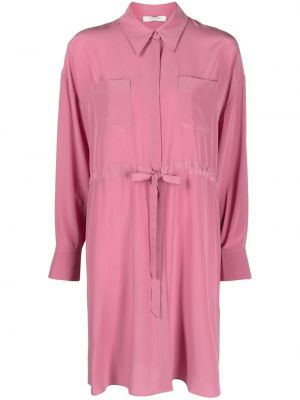 Копринена рокля тип риза Dorothee Schumacher розово