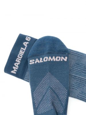 Chaussettes Mm6 Maison Margiela X Salomon bleu