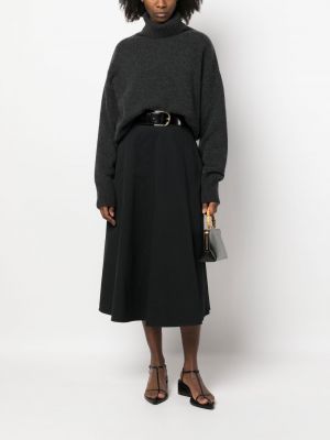 Spódnica midi Ralph Lauren Collection czarna