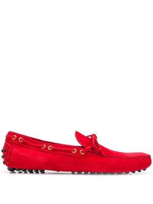 Loafers Car Shoe κόκκινο