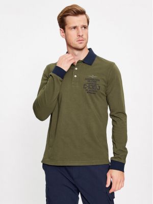 Polo marškinėliai Aeronautica Militare žalia