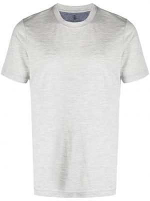 Camiseta manga corta Brunello Cucinelli gris