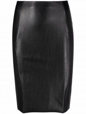Δερμάτινη φούστα Wolford μαύρο