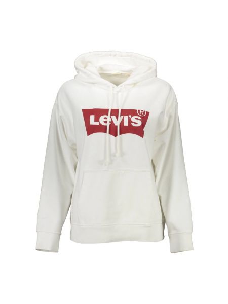Bluza z kapturem Levi's biała