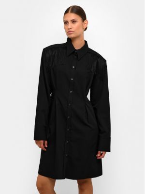 Φόρεμα σε στυλ πουκάμισο Karen By Simonsen μαύρο